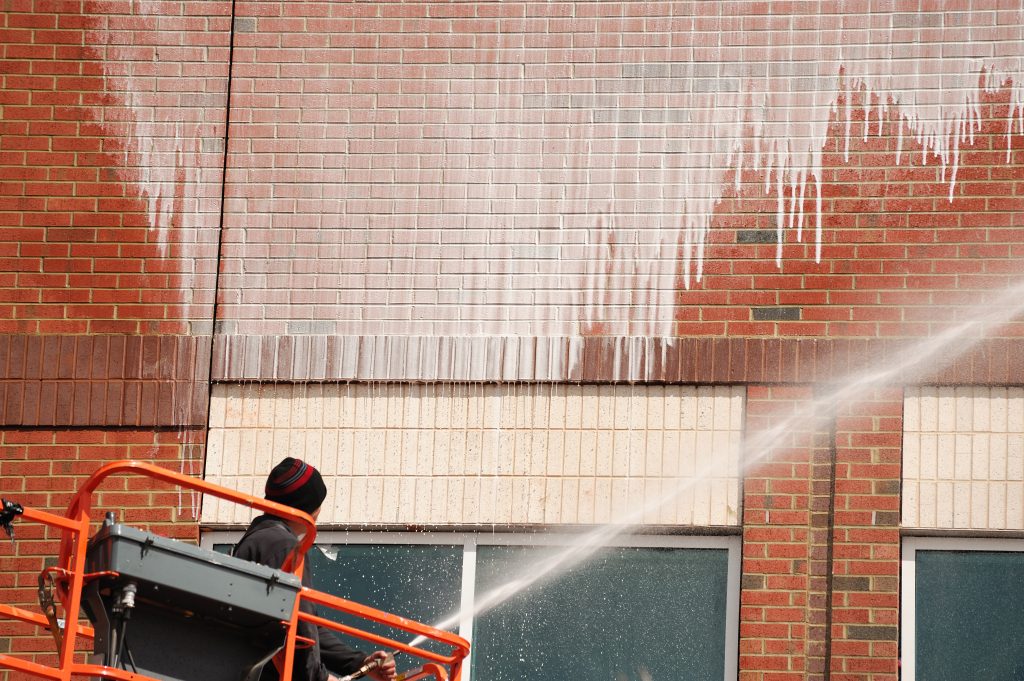 Commercial Pressure Washing project 1