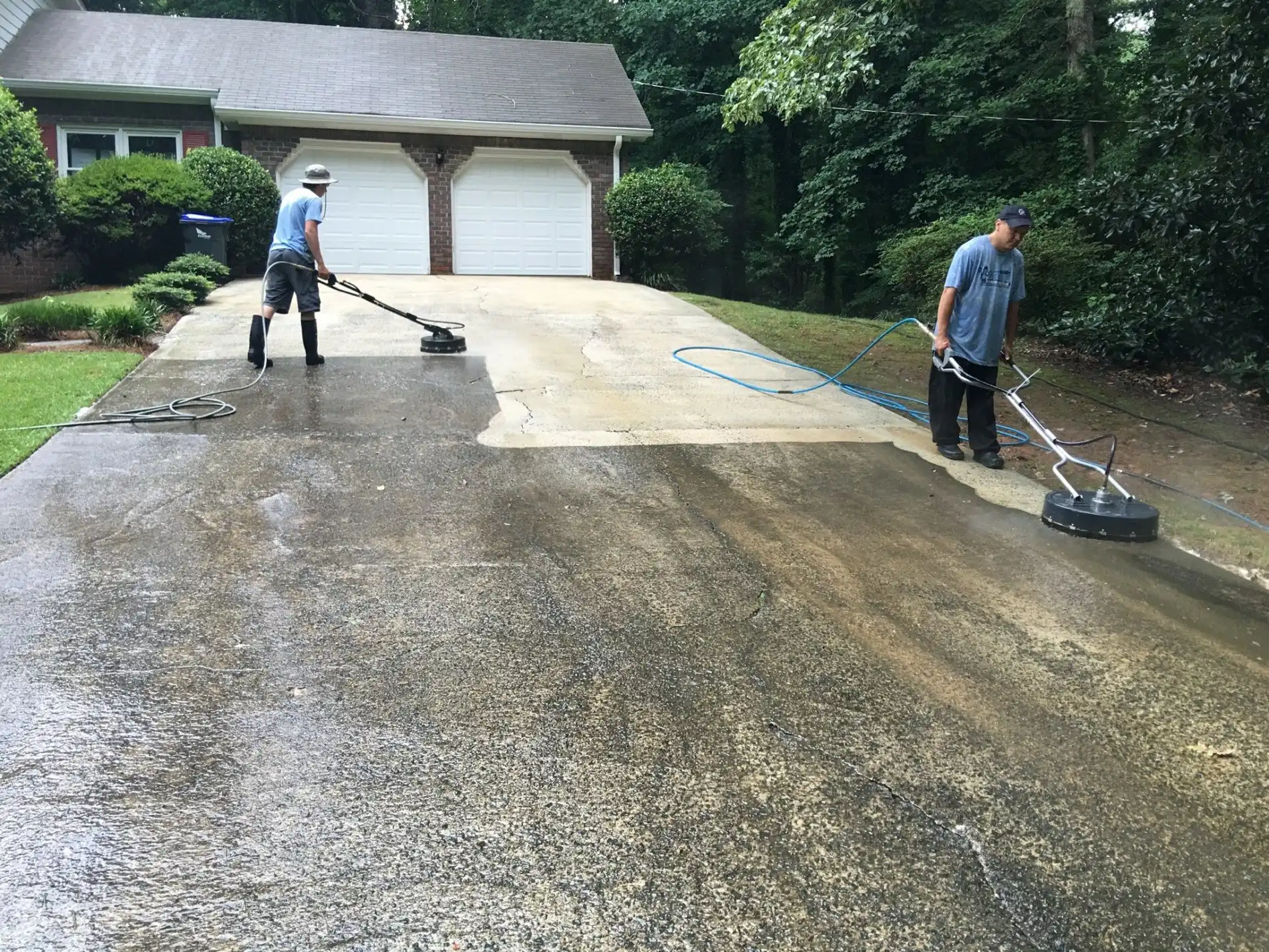 Concrete Pressure Washing project 3
