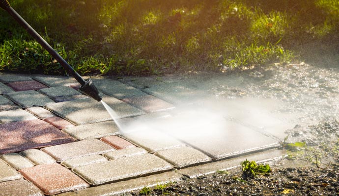 Paver Cleaning & Sealing project 1