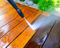 Wood Deck Cleaning project 1